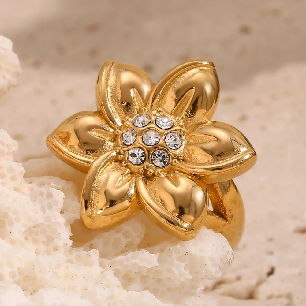 Anel Flor 18K