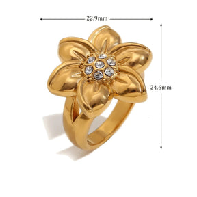 Anel Flor 18K